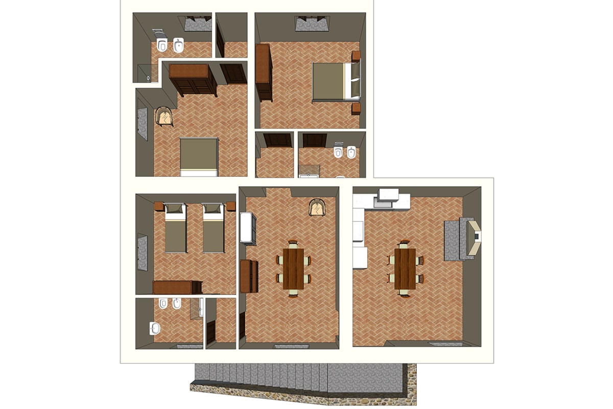 Appartamento Donatella - Planimetria